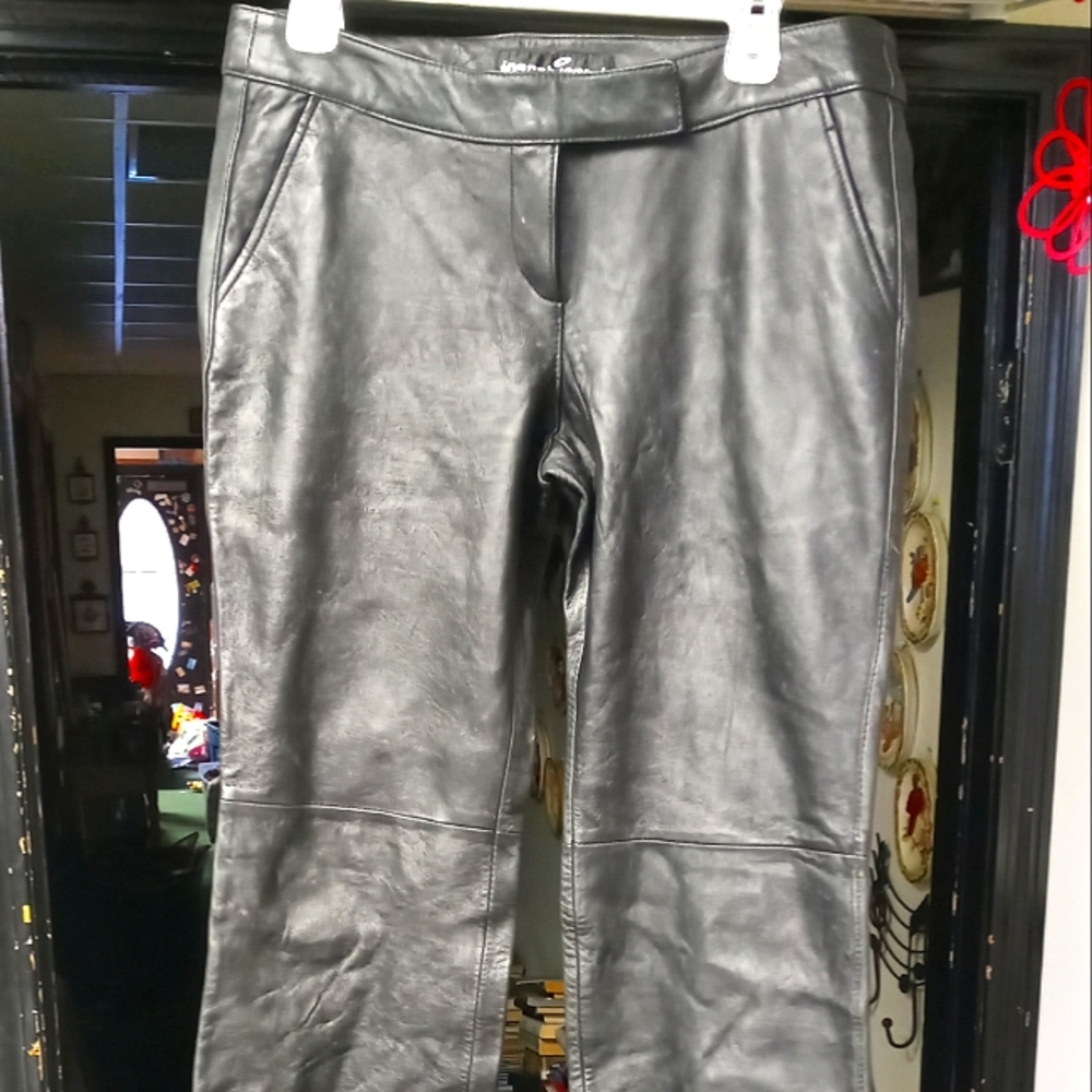 Joseph Israel Lambskin Leather pants